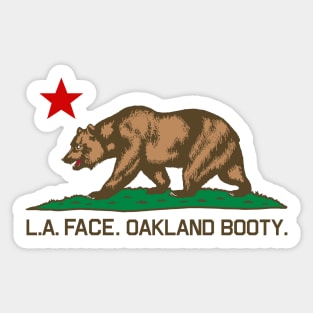 L.A. Face, Oakland Booty Sticker